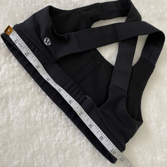 Lululemon Black Sports Bra - Picture 4 of 7